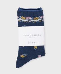 LAURA ASHLEY（ローラアシュレイ）の「【ギフトにおすすめ！日本製】ウェストウェル バンチ柄 ソックス（ソックス/靴下）」