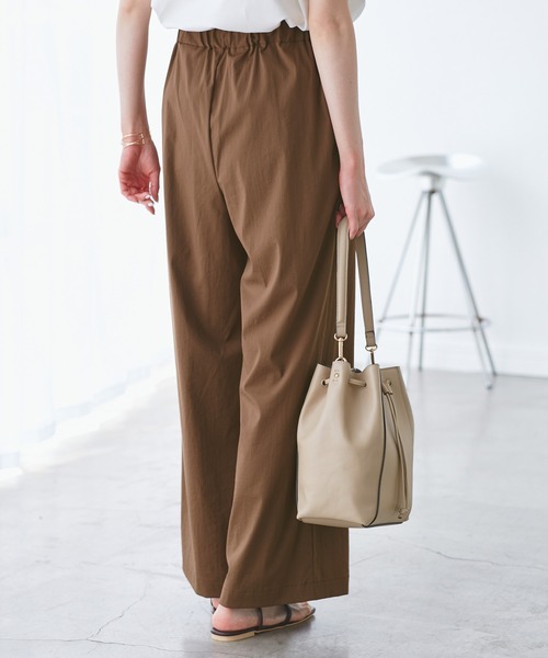 ROPE' PICNIC（ロペピクニック）の「レーヨンナイロンイージーワイドパンツ（その他パンツ・レディース・グレー系その他/チャコールグレー/ブラウン/ネイビー・36/38/40）」の16枚目の写真