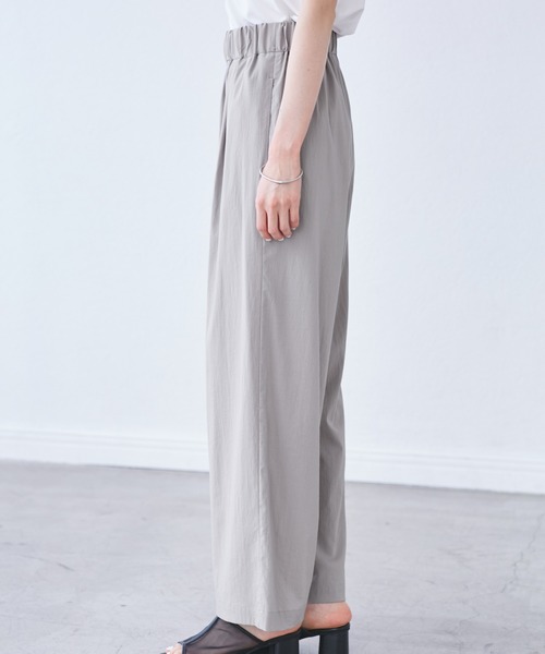 ROPE' PICNIC（ロペピクニック）の「レーヨンナイロンイージーワイドパンツ（その他パンツ・レディース・グレー系その他/チャコールグレー/ブラウン/ネイビー・36/38/40）」の21枚目の写真