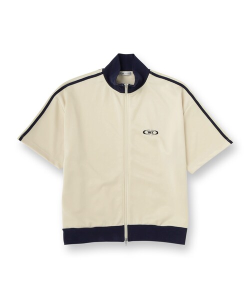 tk.TAKEO KIKUCHI（ティーケータケオキクチ）の「トラックジャージジャケット（Tシャツ/カットソー・メンズ・オフホワイト/グレー/ブラック・02/03）」の7枚目の写真