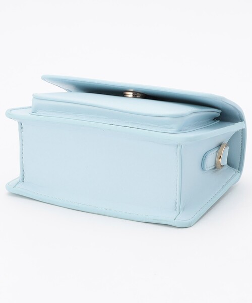 HVISK（ヴィスク）の「HVISK/ヴィスク RENEI SOFT STRUCTURE / 2WAY ハンドバッグ / ショルダーバッグ（ショルダーバッグ・レディース・サックスブルー・ONE SIZE）」の4枚目の写真