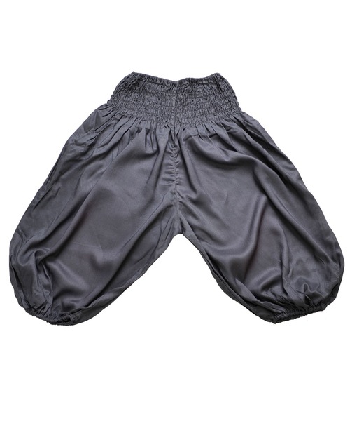 MARAI(マーライ)の「サルエルパンツ アラジンパンツ バルーンパンツ レーヨン ハーフ丈(その他パンツ・レディース・ワイン/ブルー/ブラック/パープル/グレー/ブラウン/ネイビー・FREE)」の18枚目の写真