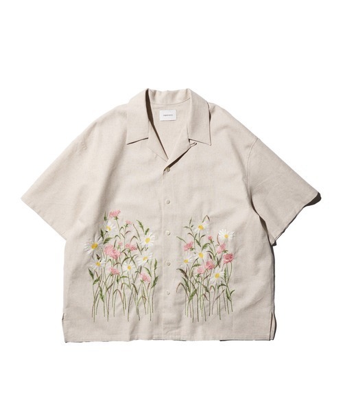 2AM(ツーエイエム)の「【superNova. / スーパーノヴァ】ALOHA SHIRT-FLOWER GARDEN EMB-(シャツ/ブラウス・メンズ・ナチュラル/ホワイト・MEDIUM/SMALL)」の11枚目の写真