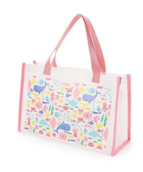 kladskap(クレードスコープ)の「【SWIM】総柄プールバッグ(スイムグッズ・キッズ・エメラルド/ネイビー/ピンク・F)」の5枚目の写真