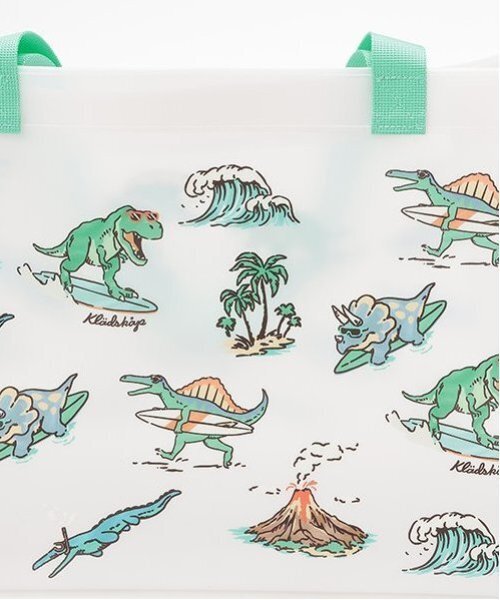 kladskap(クレードスコープ)の「【SWIM】総柄プールバッグ(スイムグッズ・キッズ・エメラルド/ネイビー/ピンク・F)」の6枚目の写真