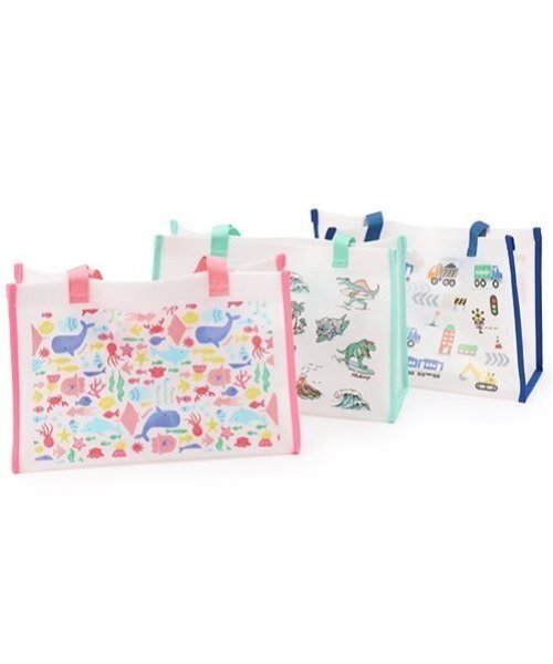kladskap(クレードスコープ)の「【SWIM】総柄プールバッグ(スイムグッズ・キッズ・エメラルド/ネイビー/ピンク・F)」の10枚目の写真