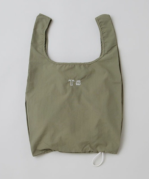 TODAY'S SPECIAL（トゥデイズスペシャル）の「【TODAY'S SPECIAL】POUCH MARCHE BAG M カーキ/361317（エコバッグ/サブバッグ・レディース・ミント・FREE）」の5枚目の写真