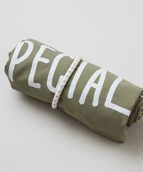 TODAY'S SPECIAL（トゥデイズスペシャル）の「【TODAY'S SPECIAL】POUCH MARCHE BAG M カーキ/361317（エコバッグ/サブバッグ・レディース・ミント・FREE）」の7枚目の写真