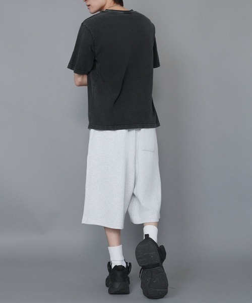 SPINNS（スピンズ）の「スウェットハーフパンツ/ダブルニー/ジョーツ/セットアップ対応（その他パンツ・メンズ・ブラック/杢グレー/アッシュグレー・L/M）」の7枚目の写真