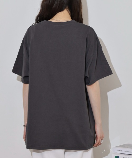 P10L FAIFAWINE Tシャツ Mサイズ セール】プリントオーバーサイズTシャツ（Tシャツ/カットソー