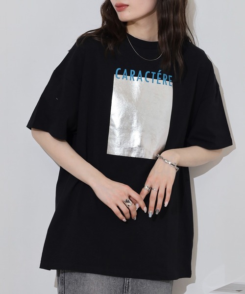 アパルトモン　レミリーフ　ILLINOISプリントオーバーサイズTシャツ アパルトモン レミリーフ ILLINOISプリントオーバーサイズT
