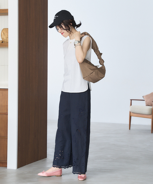 LE VERNIS（ル・ベルニ）の「《別注》LE VERNIS/ル・ベルニ GIGLY BAG（ショルダーバッグ・レディース・ブラック/カーキ・FREE）」の8枚目の写真