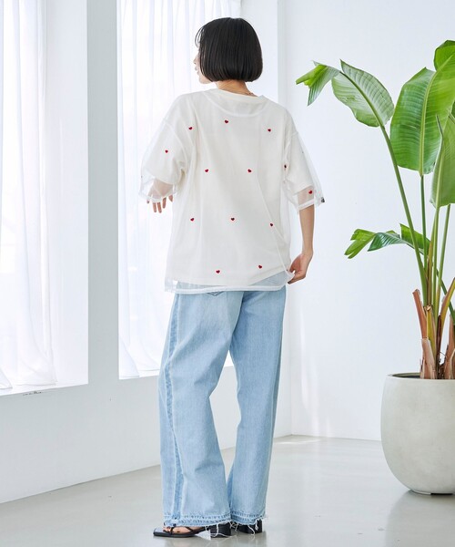 coen(コーエン)の「SunnySports(サニースポーツ)別注チュールTシャツ(Tシャツ/カットソー・レディース・ブラック/オフホワイト/その他2/その他1・FREE)」の7枚目の写真