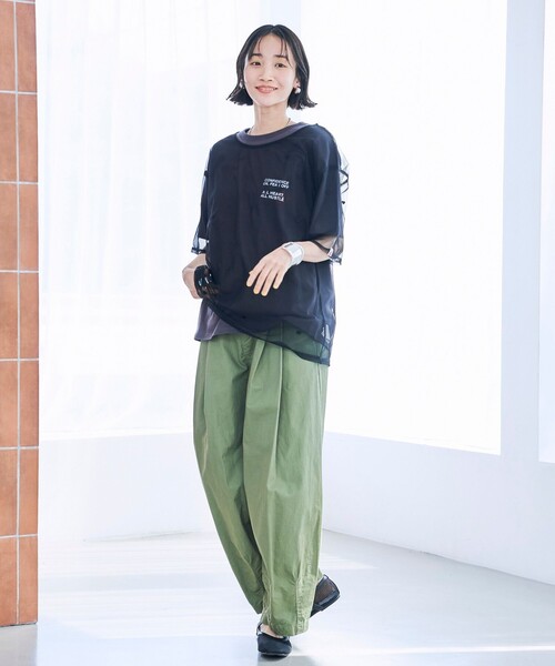 coen(コーエン)の「SunnySports(サニースポーツ)別注チュールTシャツ(Tシャツ/カットソー・レディース・ブラック/オフホワイト/その他2/その他1・FREE)」の9枚目の写真