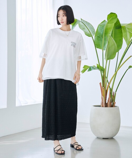 coen(コーエン)の「SunnySports(サニースポーツ)別注チュールTシャツ(Tシャツ/カットソー・レディース・ブラック/オフホワイト/その他2/その他1・FREE)」の16枚目の写真