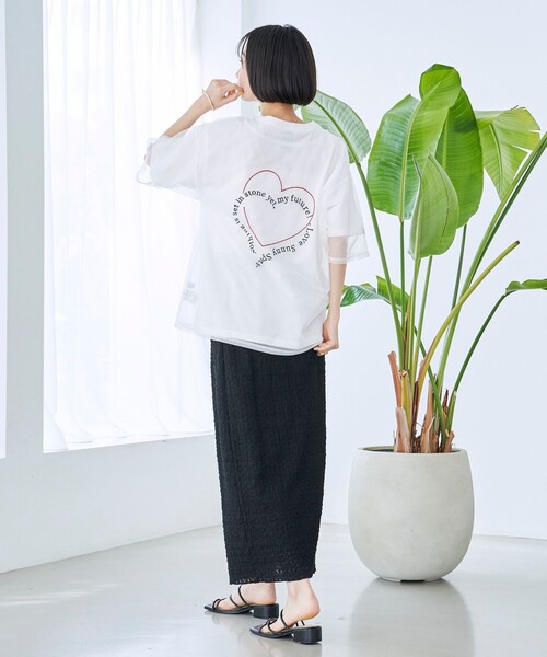 coen(コーエン)の「SunnySports(サニースポーツ)別注チュールTシャツ(Tシャツ/カットソー・レディース・ブラック/オフホワイト/その他2/その他1・FREE)」の18枚目の写真