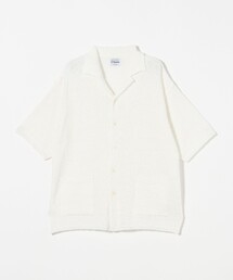 Camoshita | <Yonetomi for Camoshit> サマーニット オープンカラーシャツ(シャツ/ブラウス)