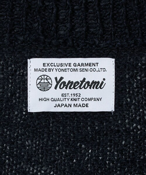 Camoshita（カモシタ）の「＜Yonetomi for Camoshit＞ サマーニット オープンカラーシャツ（シャツ/ブラウス・メンズ・ネイビー/オフホワイト・3/2）」の4枚目の写真