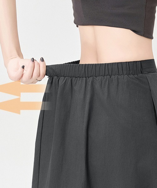 Doux Belle（ドゥーベル）の「Aラインバルーンロングスカート（スカート・レディース・ダークグレー/ホワイト/ブラック・MEDIUM）」の11枚目の写真