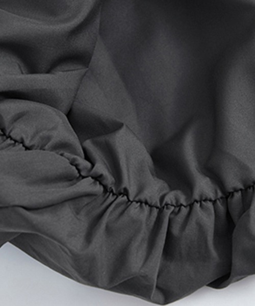 Doux Belle（ドゥーベル）の「Aラインバルーンロングスカート（スカート・レディース・ダークグレー/ホワイト/ブラック・MEDIUM）」の13枚目の写真