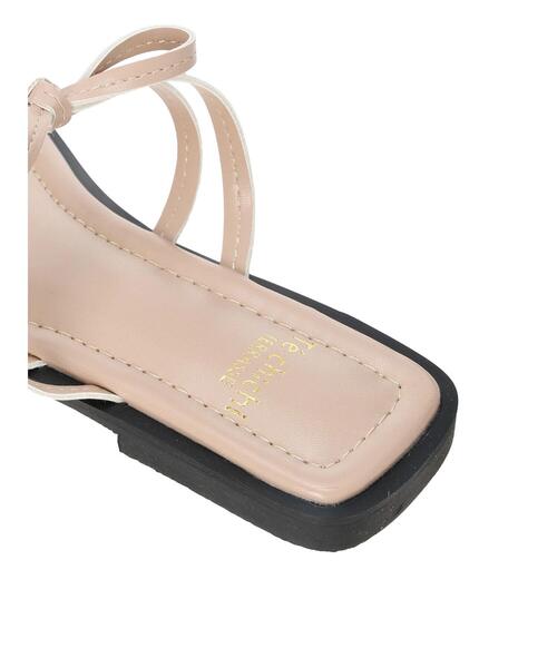 Te chichi TERRASSE（テチチテラス）の「リボンフラットサンダル《2025summer catalog item》（サンダル・レディース・ブラック/オフホワイト/ベージュ・M/L）」の11枚目の写真