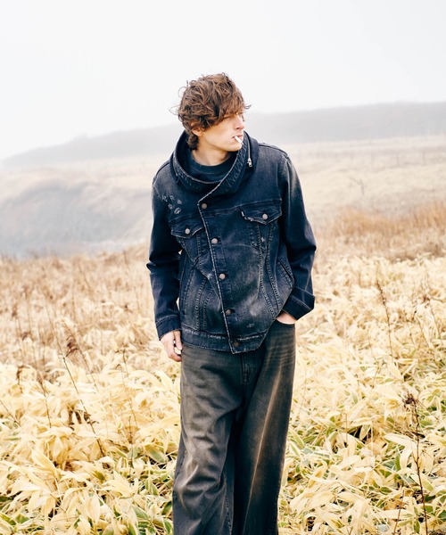 glamb（グラム）の「Carol Denim Jacket / キャロルデニムジャケット（デニムジャケット・メンズ・ブラック/インディゴブルー・S/M/L）」の16枚目の写真