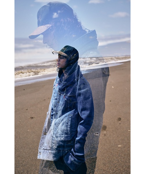 glamb Carol Denim JacketキャロルクラッシュデニムJK L GB0325/JKT11 : Carol Denim Jacket / キャロルデニムジャケット