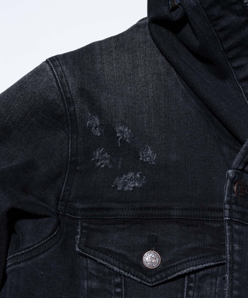 glamb Carol Denim JacketキャロルクラッシュデニムJK L glamb(グラム)】Carol Denim Jacket キャロルデニムジャケット