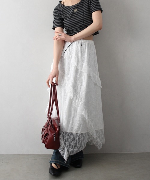 SpRay(スプレイ)の「2ポケットショルダーバック(ショルダーバッグ・レディース・レッド/ブラウン/アイボリー/ブラック/シルバー・FREE)」の14枚目の写真