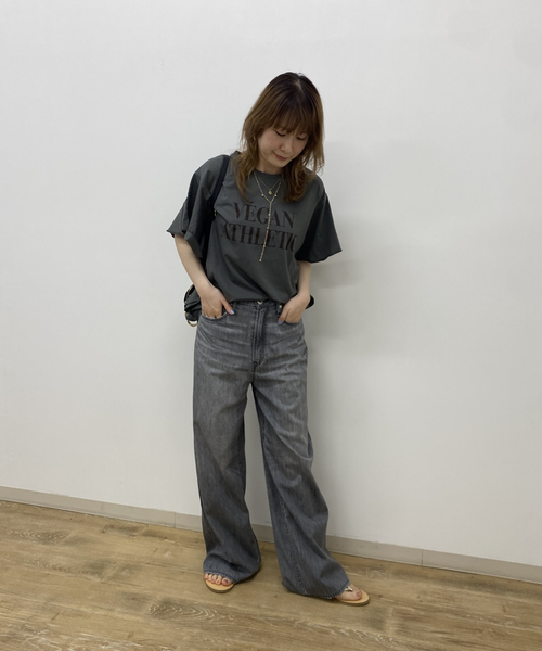 MICA＆DEAL/マイカ＆ディール】VEGAN ATHLETIC ロゴフリル