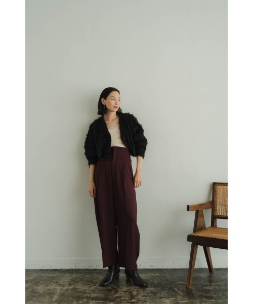 Knuth Marf　トップス×パンツ　写真コーディネートセット Knuth Marf/クヌースマーフ】ドッキングチュールトップス（T