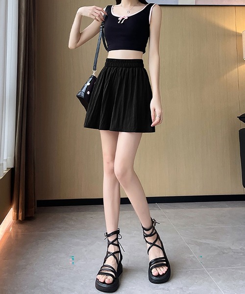 NinaetLina(ニナエリナ)の「ショートパンツ(その他パンツ・レディース・ブラック/カーキ/ベージュ・M/L)」の9枚目の写真