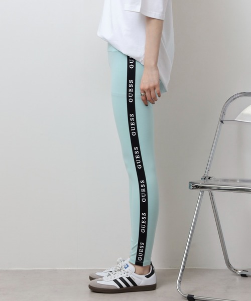 Guess(ゲス)の「GUESS ALINE LEGGINGS 4/4 ECO J. STR レギンス(レギンス/スパッツ・レディース・エメラルドブルー/ピンク/パープル・S/M)」の17枚目の写真