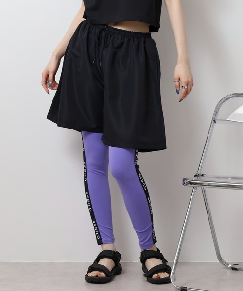 Guess(ゲス)の「GUESS ALINE LEGGINGS 4/4 ECO J. STR レギンス(レギンス/スパッツ・レディース・エメラルドブルー/ピンク/パープル・S/M)」の8枚目の写真