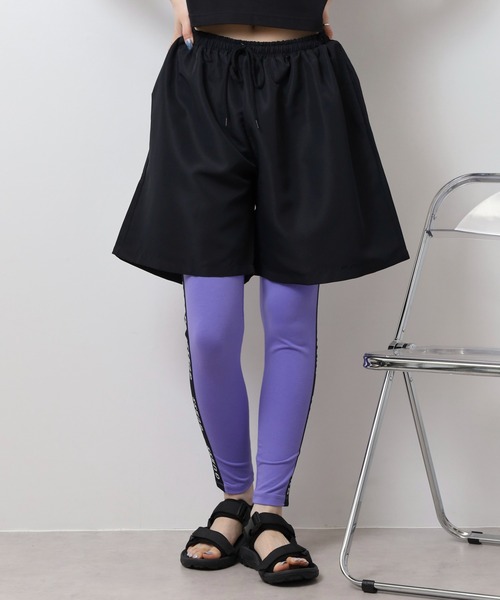 Guess(ゲス)の「GUESS ALINE LEGGINGS 4/4 ECO J. STR レギンス(レギンス/スパッツ・レディース・エメラルドブルー/ピンク/パープル・S/M)」の10枚目の写真