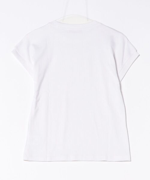 BANICO（バニコ）の「ロールスリーブプレーンTシャツ（Tシャツ/カットソー・レディース・グレー/ブルー/ブラック/ホワイト/ライトグレー/ネイビー・FREE）」の7枚目の写真