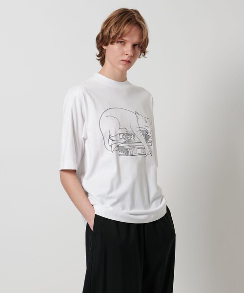 LOEFF（ロエフ）の「＜LOEFF＞スリーピング キャット Tシャツ