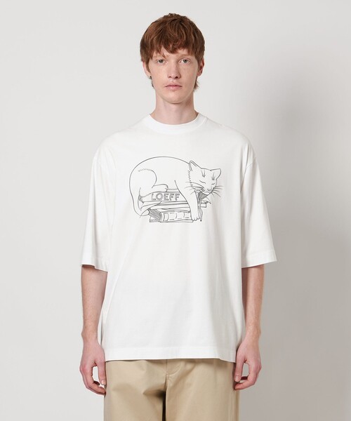 LOEFF（ロエフ）の「＜LOEFF＞スリーピング キャット Tシャツ