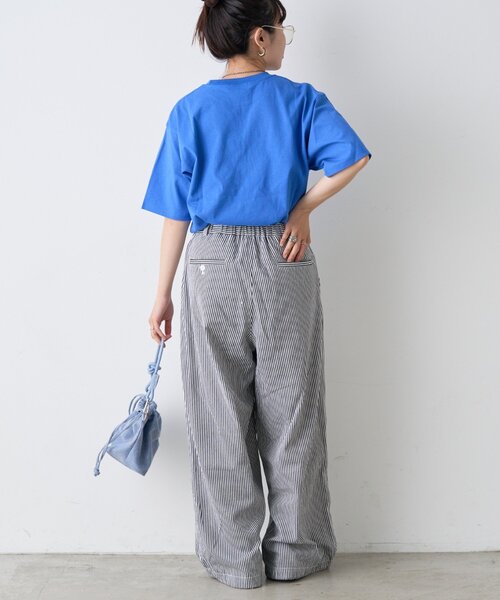 CIAOPANIC TYPY（チャオパニックティピー）の「【UNISEX】牛グラフィックTEE（Tシャツ/カットソー・レディース・ホワイト/ボルドー/ブルー・MEDIUM/LARGE）」の12枚目の写真