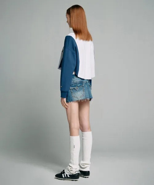 【SCULPTOR】ヴィンテージマイクロデニムスカートブルー Vintage Micro Denim Skirt(デニムスカート)|SCULPTOR