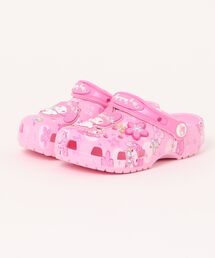 crocs（クロックス）の「crocs クロックス 18-21 HK MYMELODY CLS CLG K キッズハローキティマイメロディークラシッククロッグ 211201-90H MULTI（サンダル・キッズ）」