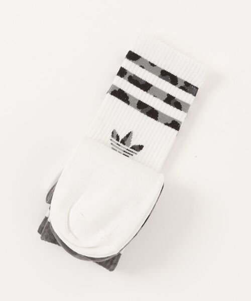 【adidas】U LEO CREW SOCK 2P CARBON/BLACK 国内発送 adidas アディダス U LEO CREW SOCK 2P ソックス JW8010 CARBON