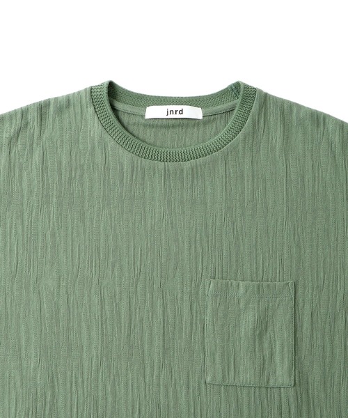 j.n.r.d(ジェー・エヌ・アール・ディー)の「j.n.r.d/スラブ調フェイクレイヤードTシャツ(Tシャツ/カットソー・メンズ・カーキ/ホワイト/ネイビー・L/M/S/LL)」の7枚目の写真