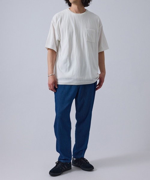 j.n.r.d(ジェー・エヌ・アール・ディー)の「j.n.r.d/スラブ調フェイクレイヤードTシャツ(Tシャツ/カットソー・メンズ・カーキ/ホワイト/ネイビー・L/M/S/LL)」の17枚目の写真