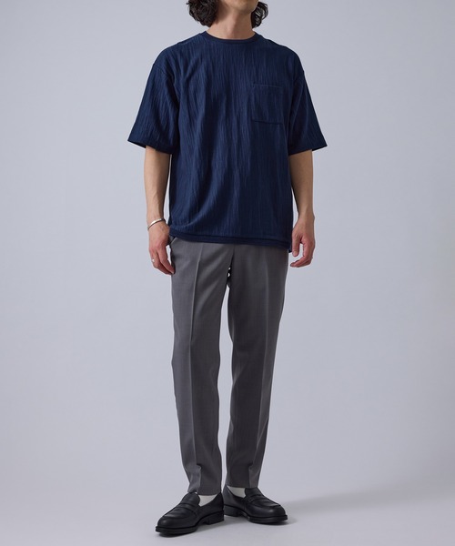 j.n.r.d(ジェー・エヌ・アール・ディー)の「j.n.r.d/スラブ調フェイクレイヤードTシャツ(Tシャツ/カットソー・メンズ・カーキ/ホワイト/ネイビー・L/M/S/LL)」の20枚目の写真