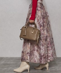 PADMA（パドマ）の「【PADMA/パドマ】 キーチャーム付 本革ボストンバッグ（ボストンバッグ）」