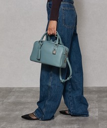 ボストンバッグ（ブルー・ネイビー/青色系・レザー・本革