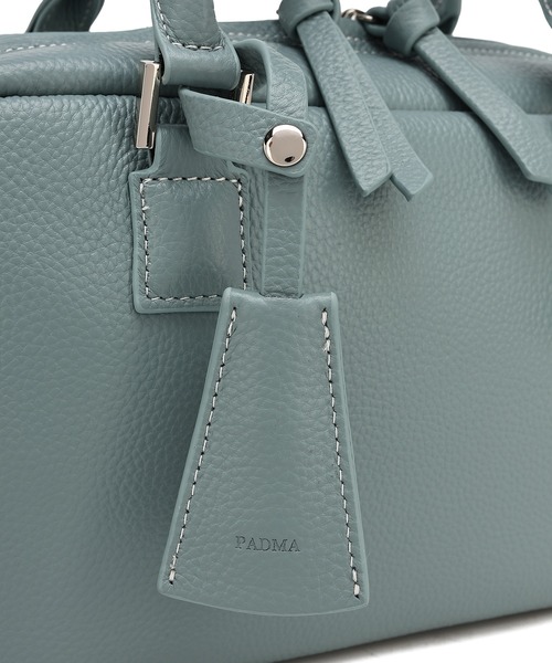 PADMA(パドマ)の「【PADMA/パドマ】 キーチャーム付 本革ボストンバッグ(ビジネスバッグ・レディース・スモークピンク/グレイッシュベージュ/ベージュ系その他/サックスブルー/ブラック・FREE)」の22枚目の写真