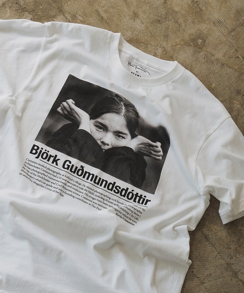 別注】Kevin Cummins /「Bjork」Photo T ①（Tシャツ/カットソー