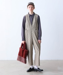 Kelen（ケレン）の「「KELEN / ケレン」ヘリンボーンVネックサロペット（その他パンツ）」